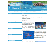 Tablet Screenshot of pool-bauen.net